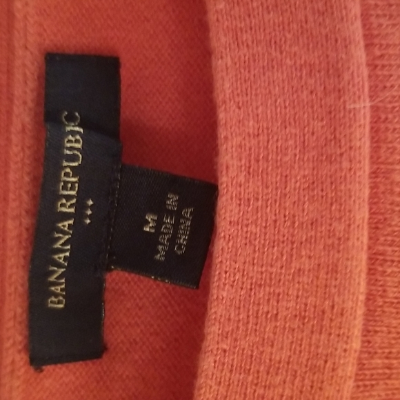 Sweater Top coral 3/4 sleeve orange - Picture 2 of 6